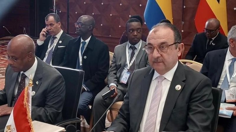 جانب من مشاركة وزير