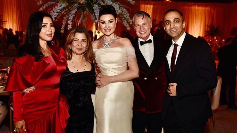 بحفل زفاف الفنانة