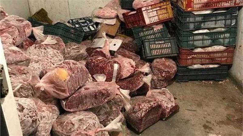 ضبط لحوم فاسدة 