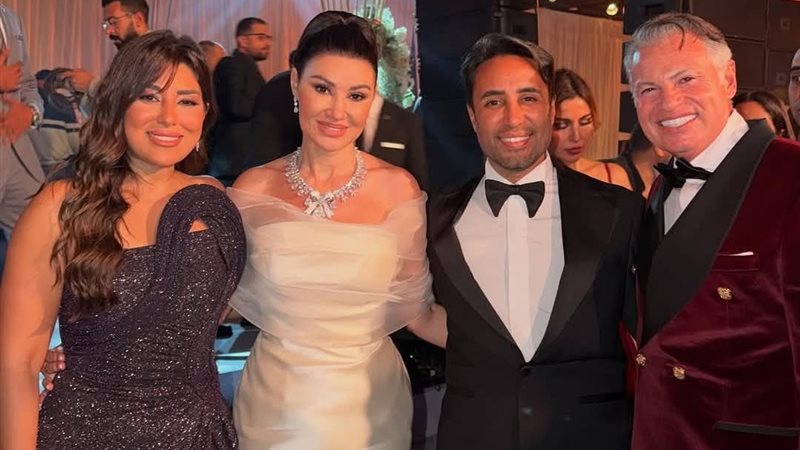 بحفل زفاف الفنانة