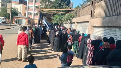 المرأة تتصدر المشهد.. إقبال كثيف للناخبين على اللجان الانتخابية بالمنيا 