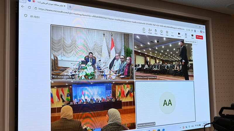  وزير الرياضة يشهد