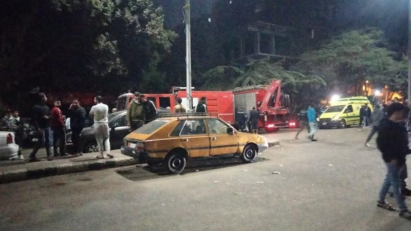 انهيار عقار امبابة