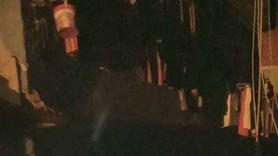 انهيار منزل مكون من 3 طوابق في مضرب الرز بمدينة المنيا