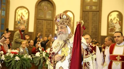 البابا تواضروس يترأس قداس عيد الميلاد 6 يناير في كاتدرائية العاصمة الجديدة