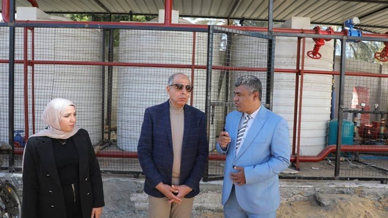 أثناء التفقد 