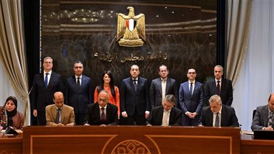 رئيس الوزراء يشهد توقيع بروتوكولي تعاون لتوحيد وتدقيق أرقام الصادرات والواردات