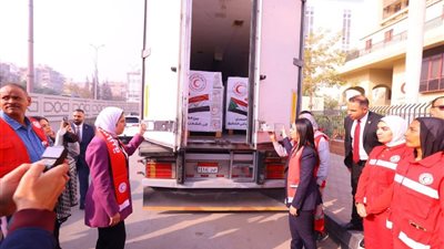 لدعم الأشقاء في السودان.. وزيرة التضامن تطلق قافلة مساعدات إنسانية