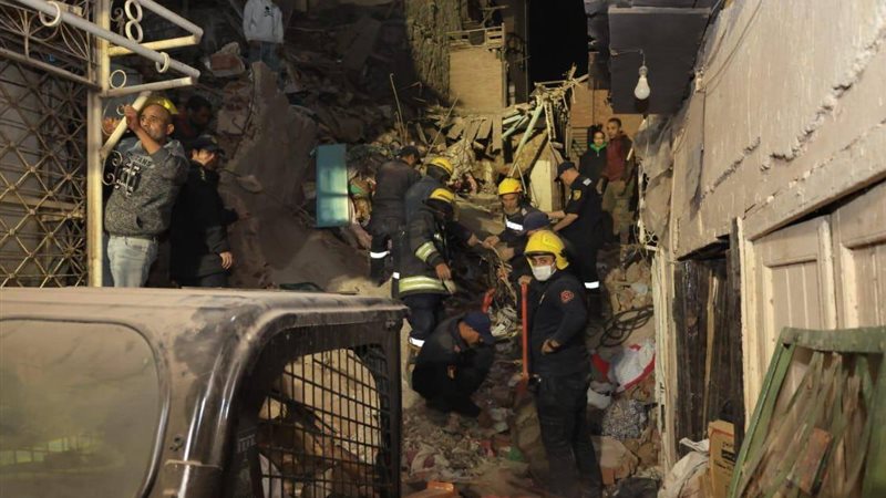 حادث انهيار عقار