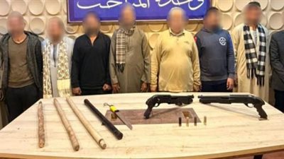 القبض على طرفي مشاجرة استخدمت فيها أسلحة نارية وبيضاء بمنطقة بدر