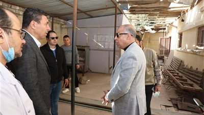 محافظ المنيا يوجه بتطوير ميدان الحميات وتجهيز استراحة داخل مستشفى الحميات لمرافقي المرضى