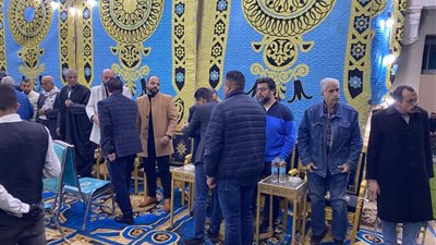 قيادات برلمانية وتنفيذية وشعبية تشارك في عزاء شقيق عمار الشريعي (صور)