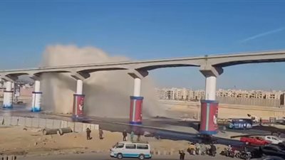 القومية للأنفاق: كسر ماسورة مياه في شارع التسعين الجنوبي لا يؤثر على مشروع المونوريل