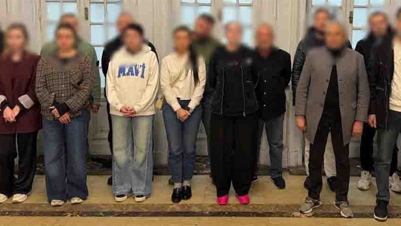 المتهمين والمضبوطات