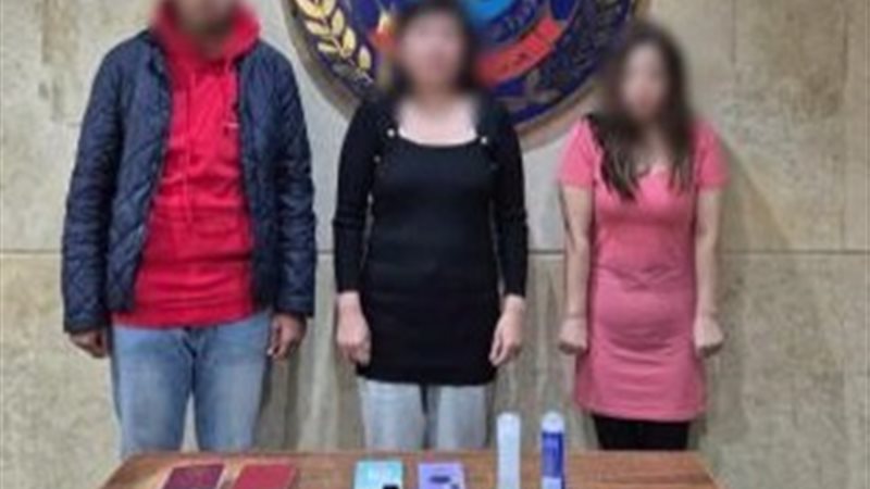 المتهمين والمضبوطات