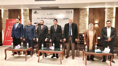 نائب محافظ سوهاج يشهد احتفال نقابة المهندسين بتكريم حملة الماجستير والدكتوراه