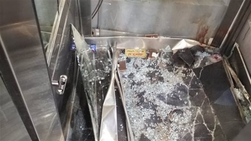 جانب من الحادث 