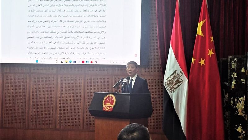 سفير الصين بالقاهرة