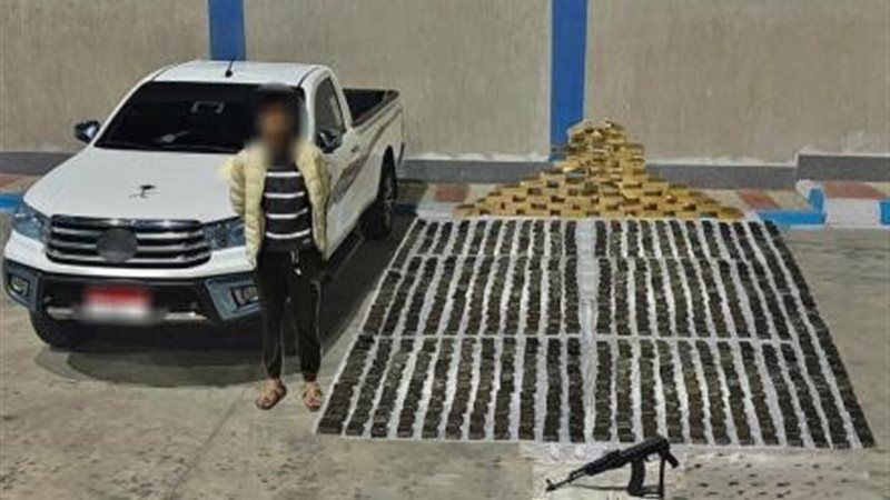 المتهمين والمضبوطات