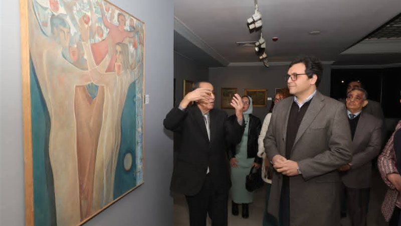 جانب من افتتاح المعرض