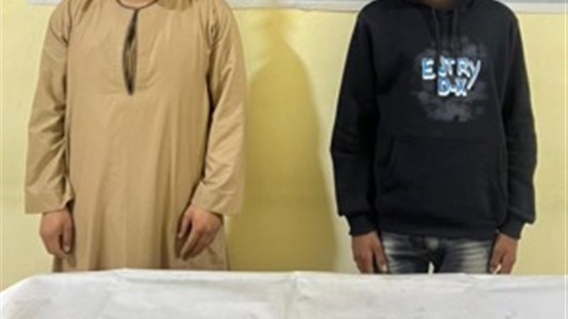 المتهمين والمضبوطات