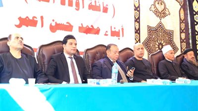 نائب محافظ سوهاج يشهد إنهاء خصومة ثأرية بقرية الصوامعة شرق أخميم