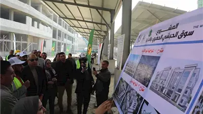 بتكلفة 247 مليون جنيه.. محافظ المنيا يتابع تنفيذ «السوق الحضري»
