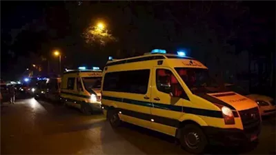 مصرع شخص وإصابة 10 آخرين إثر انقلاب ميكروباص بصحراوي المنيا 