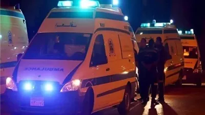 مصرع شخصين وإصابة آخر في تصادم سيارة ودراجة نارية بالمنيا