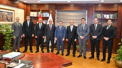 النائب العام يستقبل رئيس نيابة استئناف المنصورة لعرض الكشوف ربع السنوية