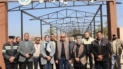 موقف ديرمواس الجديد على وشك الانتهاء.. محافظ المنيا يتفقد الأعمال الإنشائية