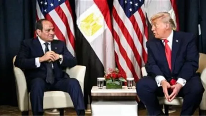 الرئيس السيسي وترامب