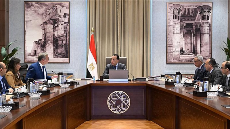 مصطفى مدبولي مع وزير