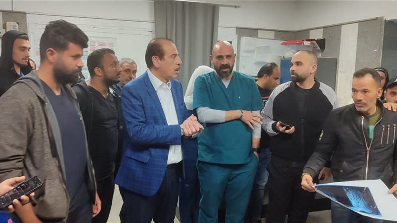 جانب من الجولة المفاجئة