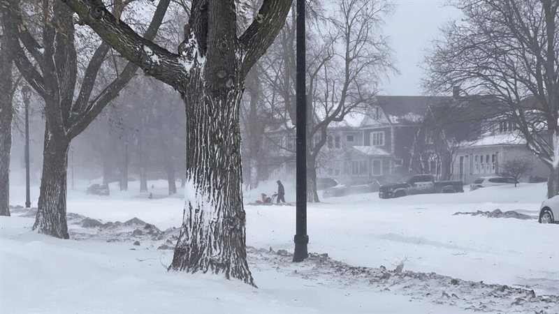 عاصفة جليدية