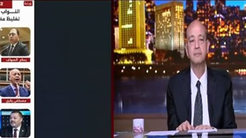 عمرو أديب ومصطفى