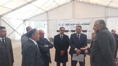 وصول اللجنة القضائية المشرفة على انتخابات رئاسة حزب الوفد لمقر الاقتراع 