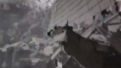 انهيار جزئي لعقار في مغاغة بالمنيا دون خسائر بشرية