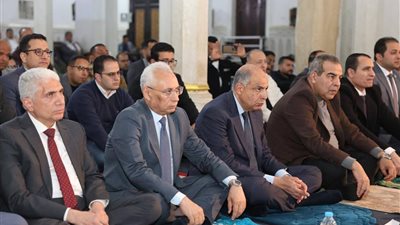 محافظ المنيا ورئيس الجامعة يشهدان الاحتفال بذكرى ليلة النصف من شعبان