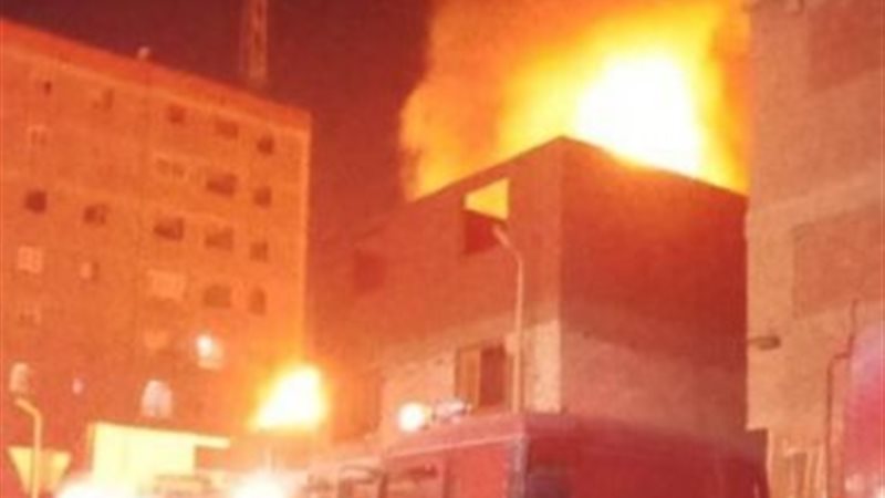 حريق في إحدى الشقق