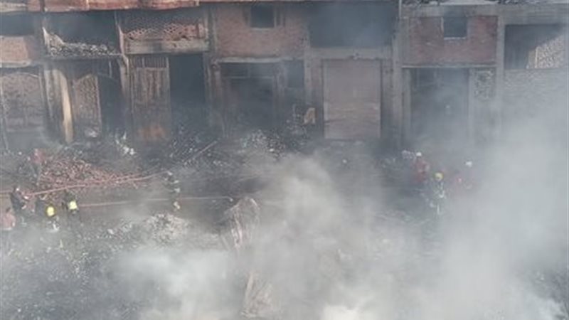 حريق الزرايب 