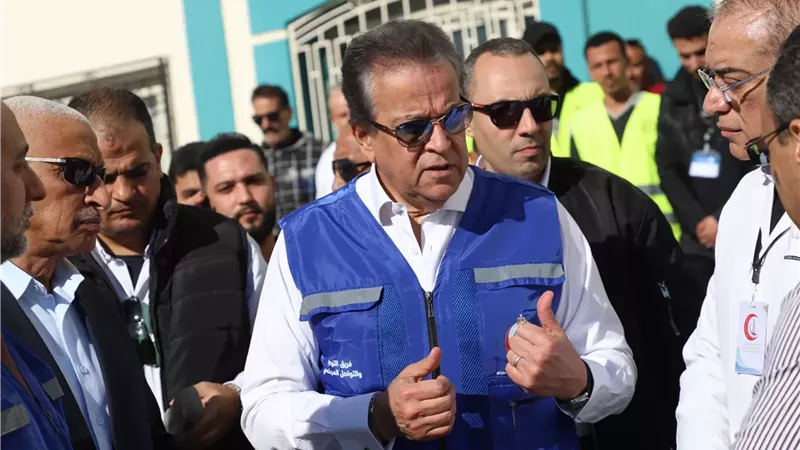 وزير الصحة في معبر