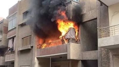 إنقاذ سيدة وابنتها من حريق بشقة سكنية شرق الإسكندرية
