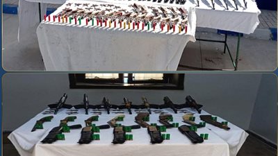 الداخلية تضبط 207 قطعة سلاح ناري وذخائر غير مرخصة بقيمة 20 مليون جنيه