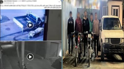 ضبط تشكيل عصابي سرق دراجتين ناريتين بالغربية باستخدام 