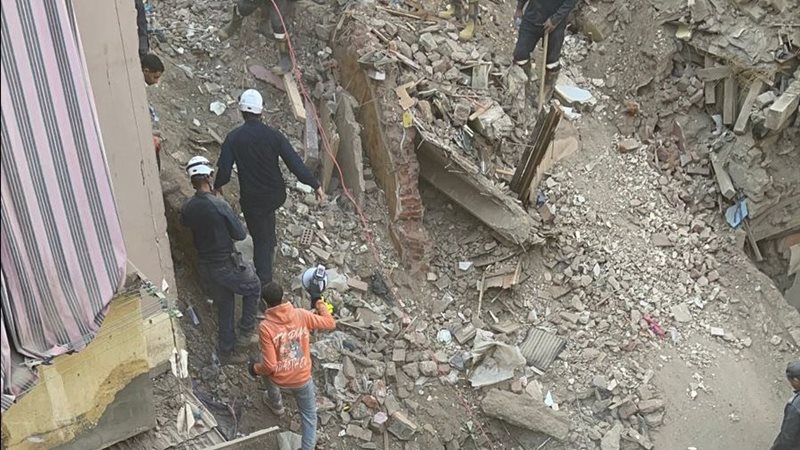 انهيار عقار 