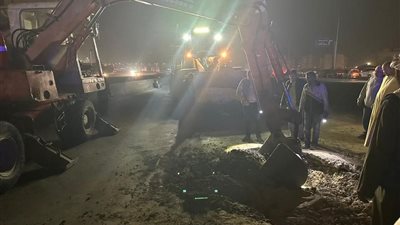 خلل فني أم قصور في إجراءات التنفيذ؟.. هبوط جديد يهز طريق الواحات بعد ساعات من الإصلاح