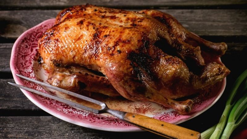 البط المشوى