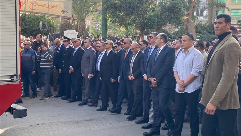 أثناء تشييع الجنازة