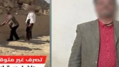 قرارات عاجلة من النيابة في واقعة رسم مرشد سياحي على أحد الأهرامات 